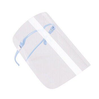 者也（ZYE）透明防护面罩 炒菜防烫防油溅双面防雾 4片装替换片