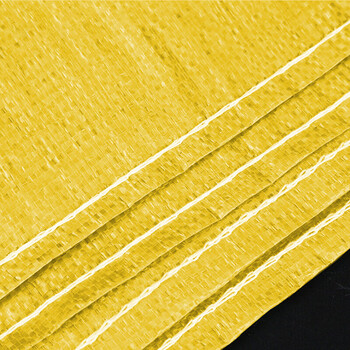 飞尔（FLYER）内覆膜防水编织袋 带内衬防水蛇皮袋 黄色 20条装【60×107cm】
