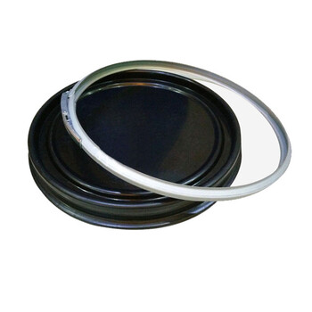 兰诗（LAUTEE）DA2175 法兰桶工业手提塑料桶带铁箍包装桶 60L