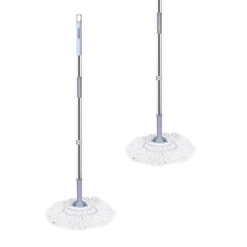 亿丽佳 必卡锁旋转拧水拖地免手洗拖把棉线挤水拖布老式墩布