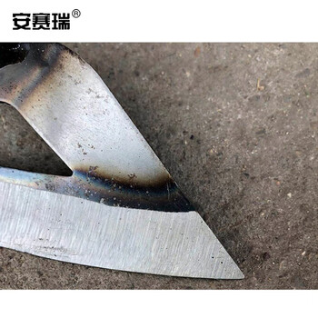 安赛瑞 全钢空心锄头 钢制实木长柄开荒翻地农用园林 除草种菜松土 1.6米椿木 27111