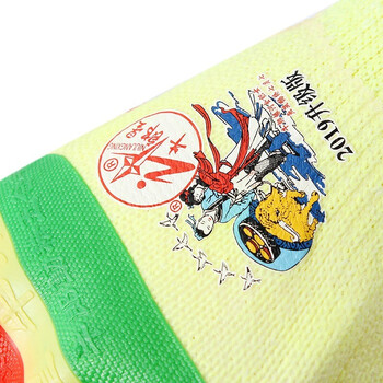 牛郎星劳保手套 耐油耐磨胶皮防滑手套 男女户外手套 2019升级款 黄纱红均码 付装