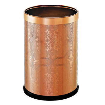 南 GPX-21 南方房间垃圾桶 金花纹花钢板 酒店宾馆商用客房垃圾桶 居家房间桶 果皮桶