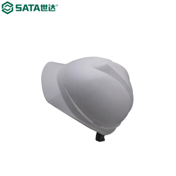 世达（SATA）TF0201Y V顶ABS标准安全帽-白色 黄 标准