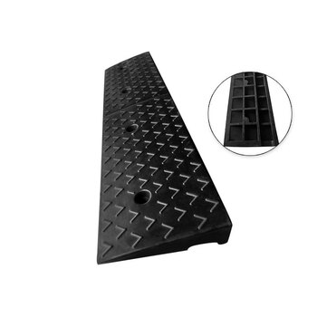 冰禹 BYlf-105 橡胶台阶垫 马路牙子斜坡垫板 三角垫便携式 橡胶100*15*3cm