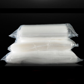 鸣固 平口袋PE薄膜袋 包装袋加厚收纳袋塑料袋防尘防潮内膜袋 12丝 60CM*80CM 10只