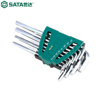 世达（SATA）09108 12件英制加长内六角扳手组套 09108