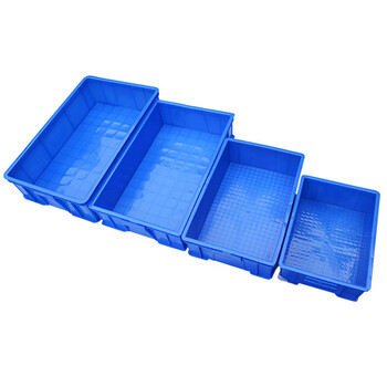 海斯迪克 HK-678 零件收纳盒五金零件盒 塑料周转箱螺丝工具物料盒 3号白520*350*150mm