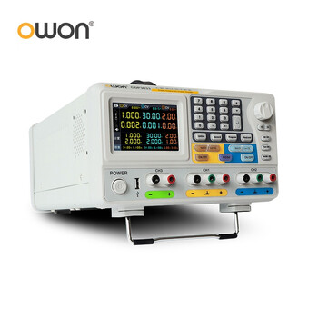 利利普owon可编程线性直流电源ODP3033输出功率198W三路可调30V/3A*2,6V/3A分辨率1mV1mA企业定制