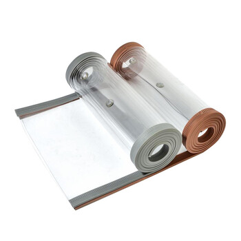 兰诗（LAUTEE）DA5009 门帘隔断帘软门帘 灰色加配重1.5mm 宽40cm*220cm