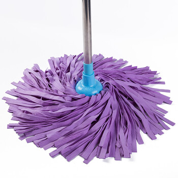 科力邦（Kelibang） 拖把 公司木地板传统墩布头 工厂酒店大堂麂皮巾圆碗老式拖把 KB1109 颜色随机