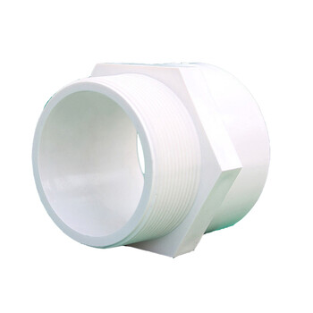 卓炫(ZHUOXUAN) PVC给水管件 外螺直接 外丝直接 pvc管材 Φ63(10个装)