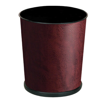 南 GPX-178 南方圆锥形房间垃圾桶 酒红色皮 酒店宾馆商用客房垃圾桶 居家房间桶 果皮桶