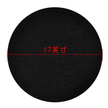 兰诗(LAUTEE)PA1019 蝴蝶 黑色 百洁垫17寸*5片