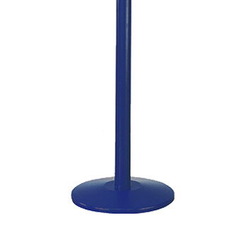 南 LG-M 伸缩带喷塑栏杆座 蓝色 插牌栏杆座 栏杆牌框银行隔离带警戒线围栏护栏排队栏