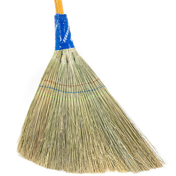 冰禹 BYlf-09 环卫扫帚 劳防清洁扫帚（10把）车间地面清洁扫帚 商超耐用铁扫帚 龙须草笤帚 龙须草笤帚10把