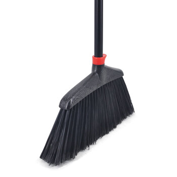 益美得 园林大号扫把加厚长杆笤帚庭院户外清扫工具 红头软毛款