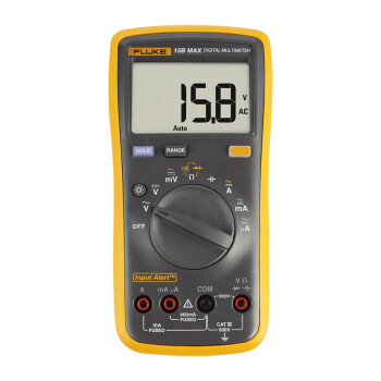 福禄克（FLUKE）15B MAX数字万用表 高精度智能电工表万能表 多用表15B MAX KIT