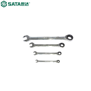 世达（SATA）43211 全抛光两用快扳18MM