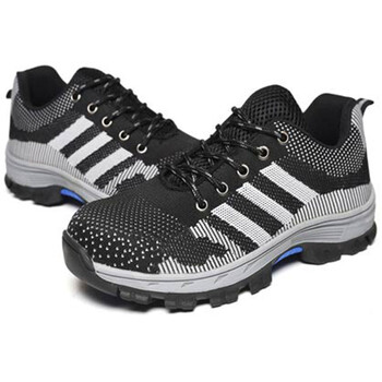 成楷科技 CKF-DB105H 非织布透气安全鞋轻便 劳保鞋防砸 钢包头 防穿刺工作鞋 黑色44码