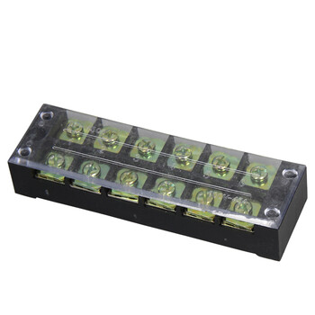 天旭TB-4506接线端子排电线组合式连接器45A6位分线器螺钉阻燃底座纯铜 1个