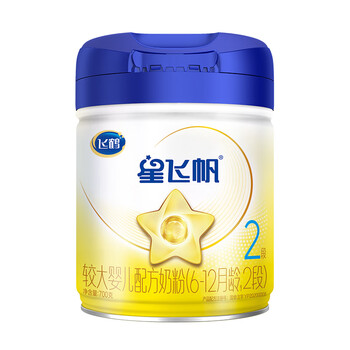 飞鹤星飞帆经典版700g 婴儿配方奶粉 2段(6-12月龄) 专利OPO