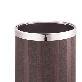 南 GPX-21B 南方房间垃圾桶 紫红条纹 商用酒店宾馆客房垃圾桶 房间桶 果皮桶