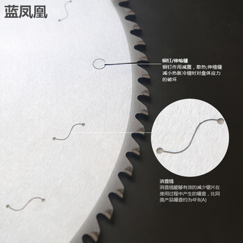 蓝凤凰 300*96T*3.2*30金刚石裁板锯片木工推台锯电子锯精密开料钻石锯片 120*24*2.8-3.6*20（双划）