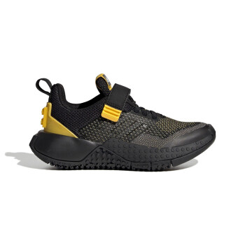 adidas阿迪达斯2022春季款小童乐高联名儿童休闲魔术贴运动鞋GW8124黑/黄 4.5uk/37码/适合脚长23cm