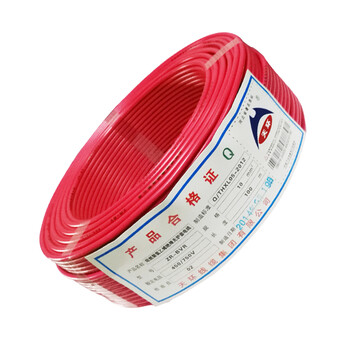 天环 ZR-BVR-450/750V-1*10 阻燃单芯多股铜芯软电线 100米 红色