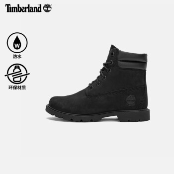 添柏岚（Timberland）官方女鞋新款户外休闲防水6寸靴|A156S A156SW/黑色 37 鞋内长：23CM