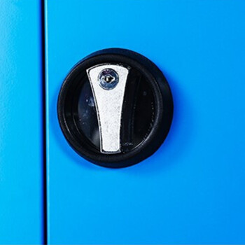 震迪重型工具柜五金储物柜工厂置物柜蓝色可定制SD2542四层带挂板