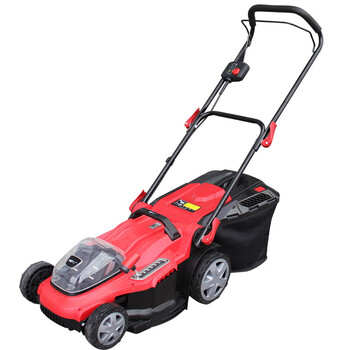 奥晟机械（AOSHENG）36V锂电草坪机 电动割草机打草机物业足球场草地推草机 充电式手推式除草机剪草机 16寸