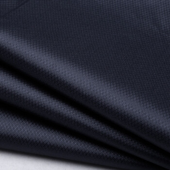 者也 反光分体雨衣套装便携式防水雨衣 藏青色菱形格2XL码013可定制