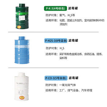 普达 防毒面具 MJ-4007全面罩配P-E-3（7号）滤毒罐 打农药煤矿开采（含0.5米导气管）