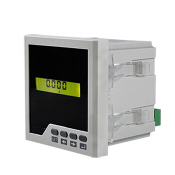 伊莱科(ELECALL)单相数显电流表交流电流表智能电表安培表96*96ELE-AA3Y白色附加1路变送输出7