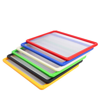 米奇特工(Agents mickey)磁性货架标识牌仓库标示卡仓储货架分类提示牌排列标签(2个装）单磁座+黑色外框A5