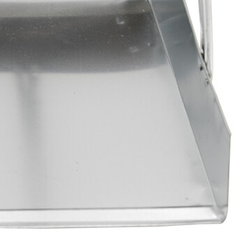 海斯迪克 HK-8033 大号铁簸箕 铁撮子垃圾铲 加大垃圾铁畚箕 铁扒斗 环卫平把垃圾斗 60cm加厚 10个