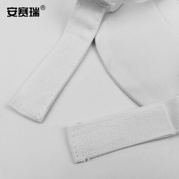 安赛瑞 工作帽 工厂车间厨房防尘帽 可包发透气卫生网帽鸭舌帽 粘贴款可调节 白色 均码 28844