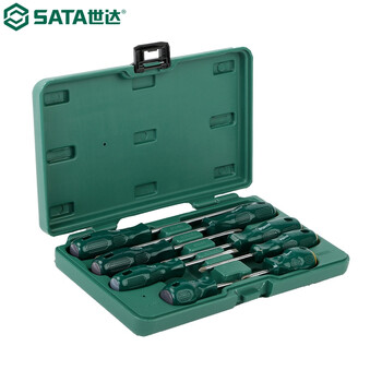 世达（SATA）09306 8件A系列一字、十字螺丝批组套