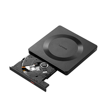联想（Lenovo）8倍速 USB外置光驱刻录机 DVD光驱外置 CD移动光驱 笔记本电脑台式机便携免驱外接光驱 GP70Pro