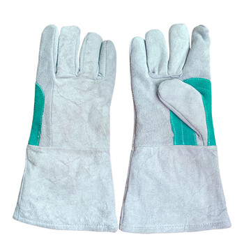 安美尚（ams）MS809长皮双层电焊手套牛皮防火花飞溅 1双