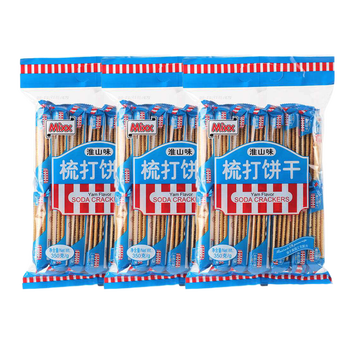 Mixx 梳打饼干 350g 奶盐味+香葱味+山药味 3袋组合装 苏打饼干 独立小包装 42小包 山药味 350g＊3袋