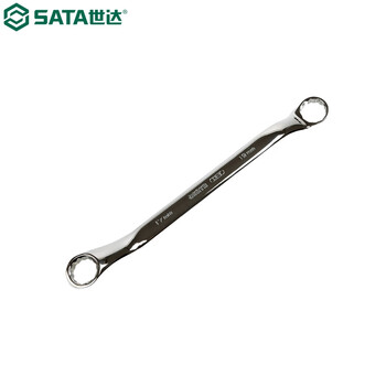 世达（SATA）08012 11件全抛光双梅花扳手组套