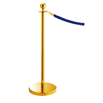 南 LG-B 圆头栏杆座 镜金 隔离带伸缩带机场银行排队护栏警示带