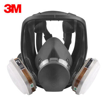 3M6800防毒面具防有毒气体防有机蒸气化工喷漆专用配6001滤毒盒