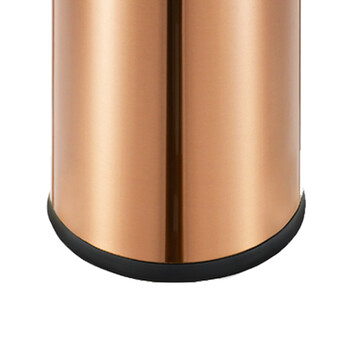 南 GPX-131H 南方圆形茶渣桶 玫瑰金 不锈钢茶渣桶茶水收集桶功夫茶渣收集桶茶水收集桶