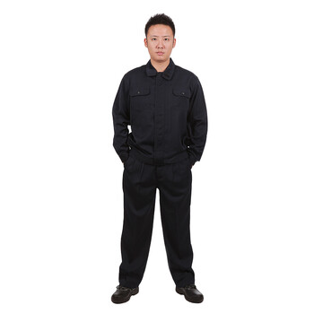 YOURFIELD 永辉 811320036 耐酸碱化学品 分体工作服上衣+裤子 藏青色  1套 L码