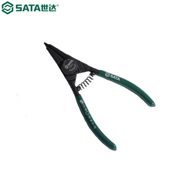 世达（SATA）73011 G系列德式轴用直口卡簧钳5寸(Ø1.3MM)