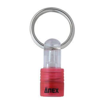 安力士牌（ANEX）多用途便捷挂扣1/4 6.35mm螺丝批头挂扣AQH-R安全扣 超轻腰挂扣 赤红色